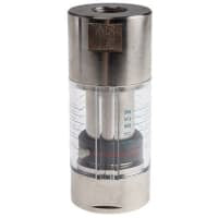 Presión de cobre amarillo plateada níquel 5-30 l./min del gas o del indicador 50bar del flujo del líquido