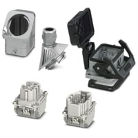 Sistema del conectador; EVO; Serie B6; Cubierta del metal; HC-EVO-B06PT-BWSC-HL-M20ELC-AL