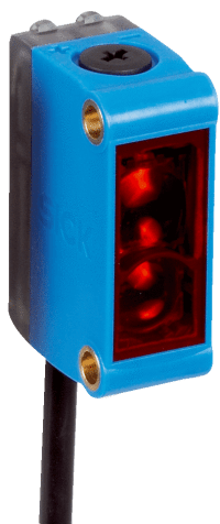 Mini sensor fotoeléctrico, Retro, lente dual, los 5m, rojo de Visbl, PNP, cable, M8Conn