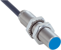 Sensor de proximidad, gama de M12,4mm, rubor, C.C. de dos hilos, NO, cable de los 2m PUR