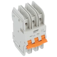 Serie magnética termal de la serie UL489 TMC 8 de la curva del interruptor 3 poste 6 A.C.