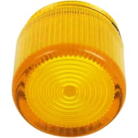 Lentes, 30m m, botón de PresTest, resistente, Oiltight, amarillo, serie 10250T