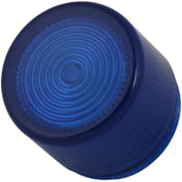 Lentes, 30m m, botón de PresTest, resistente, Oiltight, azul, serie 10250T