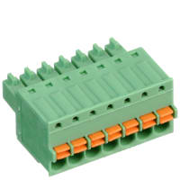 El PWB tapa Empujar-En serie de la posición COMBICON FK-MCP de 3.5m m 16AWG 160V 8A 7