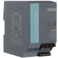 Fuente de alimentación, 3 pH, AC-DC, 24V, 10A, 400-500V adentro, montaje del carril del dinar, elegante