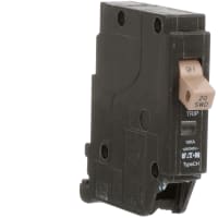Interruptor miniatura, tipo CHF, 1-Pole, 20A, 120/240V, 10 kAIC, serie del CH