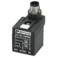 Conns de la válvula; 4-pos; connA de M12Valve (DESINA); with1 LED; diodo conectado de w/Z