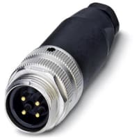 Conec del sensor/del actuador; varón; derecho; 4-pos; 7-8 "; conec del tornillo; nudo del metal; conec del tornillo