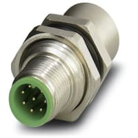 Sensor/actuador; gabinete feed-through; 8-pos; M12; protector; montaje bipolar/del tornillo w/M16