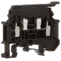 Posición modular del bloque del término del fusible: 1 AWG de las conec del tornillo: 24-10 6.3A 500 V W: negro de 8.2m m