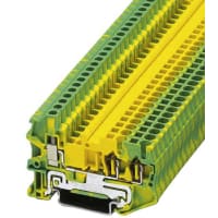 Alimente-througterm el AWG de las conec de la Resorte-jaula de las conec del tornillo del bloque: 28-14 verde-amarillo