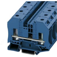 Alimente-througterm el typeAWG de las conec del bloque w/bolt: 14-2; W 20.2m m; azul