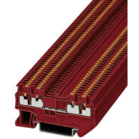 Alimente-througterm el bloque Empujar-en el AWG de las conec: 26-16 W: 3.5m m NS35/7 30.5m m rojo 5 NS35/15