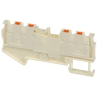 Block del term de Feed-through Push-en el conn AWG: 26-12 W: white NS35/7 5 de 5.2m m 35.3m m