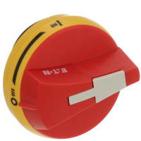 SELECTOR HANDLE, RED, SIZE 00, NEMA4/4X, (A, B&C Frame)