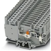 Desconecte el bloque de terminales, conec del tornillo, 20 - AWG de 10, 8.2 milímetros W, gris, URTK/SP