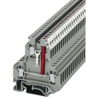 Bloque de terminales componente; Conec del tornillo; 32 A; 500 V; L: 56m m; W: 6.2m m; gris; UKK 5-LA 230