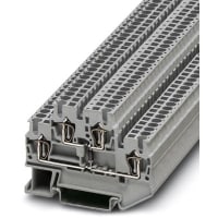 Conec de la Resorte-jaula del bloque de terminales de la Resorte-Jaula del Doble-Nivel 28-12 AWG 22A 500V