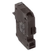 Funda el enchufe, conec del enchufe, 10A, 630 V, W: 8.2m m, tipo del fusible: G/6 3x32, montaje enchufable, negro