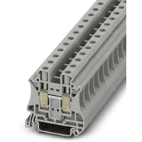 Bloque del término; Feed-Through; Conec del tornillo; AWG: 20-6; W: 10.2m m; H: 46.9m m; negro/amarillo; UT 10-FE