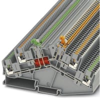 Bloque del término del disconn del cuchillo; Empujar-en las conec; AWG: 26-12; 16A; 400V