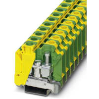 Bloque de tierra del término de la MOD, w/screwfix, conec del tornillo, AWG: 16 - 4, W: 12.2m m, UT 16-PE/S