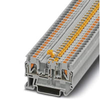 Bloque del término del disconn del cuchillo; Empujar-en las conec; AWG: 26-12; 20 A; 400V; L: 56m m; W: 5.2m m
