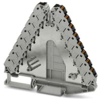 Distributors de Potential, 250V, 17.5 A, AWG: 14-26, Push-en conn, 2 pos, conn 32