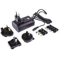 Fuente de alimentación, AC-DC, modo del interruptor, ErP, 3-12V, 1.5A