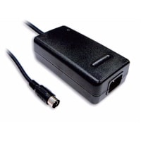 Fuente de alimentación, AC-DC, Med, triple hacia fuera, adaptador, 50W, 5V, 4A, 12V, 2A, - 12V, 0.5A,