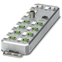 Módulo de la extensión del PLC, PROFINET, M12, Digital 8 adentro 8 hacia fuera, 24 V, serie de Axioline E