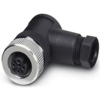 Conec angulosas femeninas 5 SACC-M12FR-5CON-PG los 7-M del tornillo de la posición M12 del conectador
