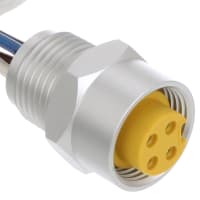 Limpiar-Tipo zócalo 4 el 1m SACC-E-MINF-4CON-NPT12-547/1 del conectador de la posición 0
