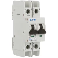 Interruptor, FAZ, curva de B, 2 poste, 13A, 240 VAC, terminales del tornillo