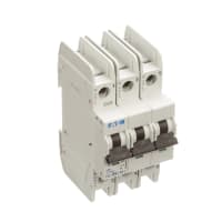 Interruptor, FAZ, curva de D, 3 poste, 4A, 240 VAC, terminales del tornillo