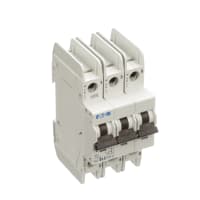 Disyuntor, FAZ, curva de B, 3 poste, 1.5A, 240 VAC, terminales del anillo