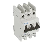 Interruptor, FAZ, curva de B, 3 poste, 15A, 240 VAC, terminales del anillo