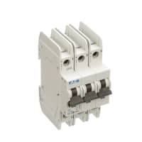 Interruptor, FAZ, curva de C, 3 poste, 8A, 240 VAC, terminales del anillo