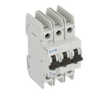 Interruptor, FAZ, curva de C, 3 poste, 10A, 240 VAC, terminales del anillo