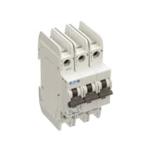 Interruptor, FAZ, curva de D, 3 poste, 4A, 240 VAC, terminales del anillo