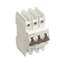 Interruptor, FAZ, curva de D, 3 poste, 15A, 240 VAC, terminales del anillo