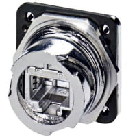 Sistema del marco, montaje del panel, RJ45, 8 posiciones, 1 Gbps, CAT5, acoplador, IP67
