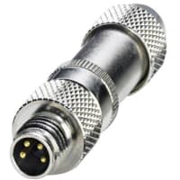 Conectador circular SACC-M 8MS-4CON-M-SH