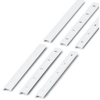 Tira de marcador del bloque de terminales, blanco, impresión negra, 1-10, horizontal, serie de ZB/ZBF