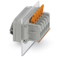 Serie de energía Feed-Through de la posición Combicon del bloque de terminales 3 10m m 6AWG 1000V 41A