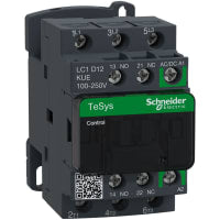 No-Invertir el contactor, 100-250V, 12A, 3P, serie de TeSys Deca