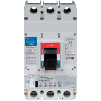 Interruptor moldeado del caso, 3 poste, 400A, electrónico, marco del LG, serie de G