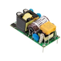 Fuente de alimentación; CA-CC; Marco abierto; Médico; 15W; 15V a 1 A; Entrada de 80-264V