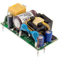 Fuente de alimentación, AC-DC, marco abierto, médico, 20W, 5V@4A, 80-264V adentro