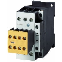 Contactores, bobina de seguridad 120V, 18A, 3-Pole, 2NO-3NC, carril del estruendo, serie de XT